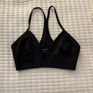Outdoor Voices Midnight Black Active Bra